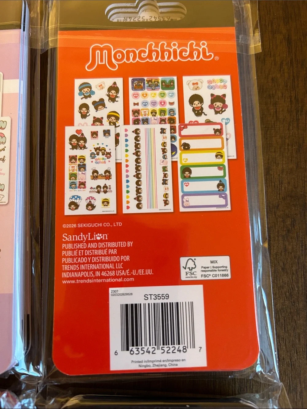 4 packages of 6 pack sets of stickers sealed